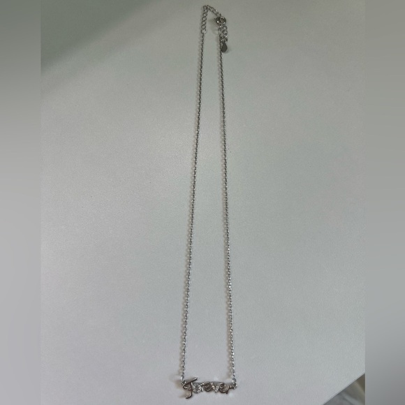 Silver 'Forever' Necklace - Picture 6 of 7